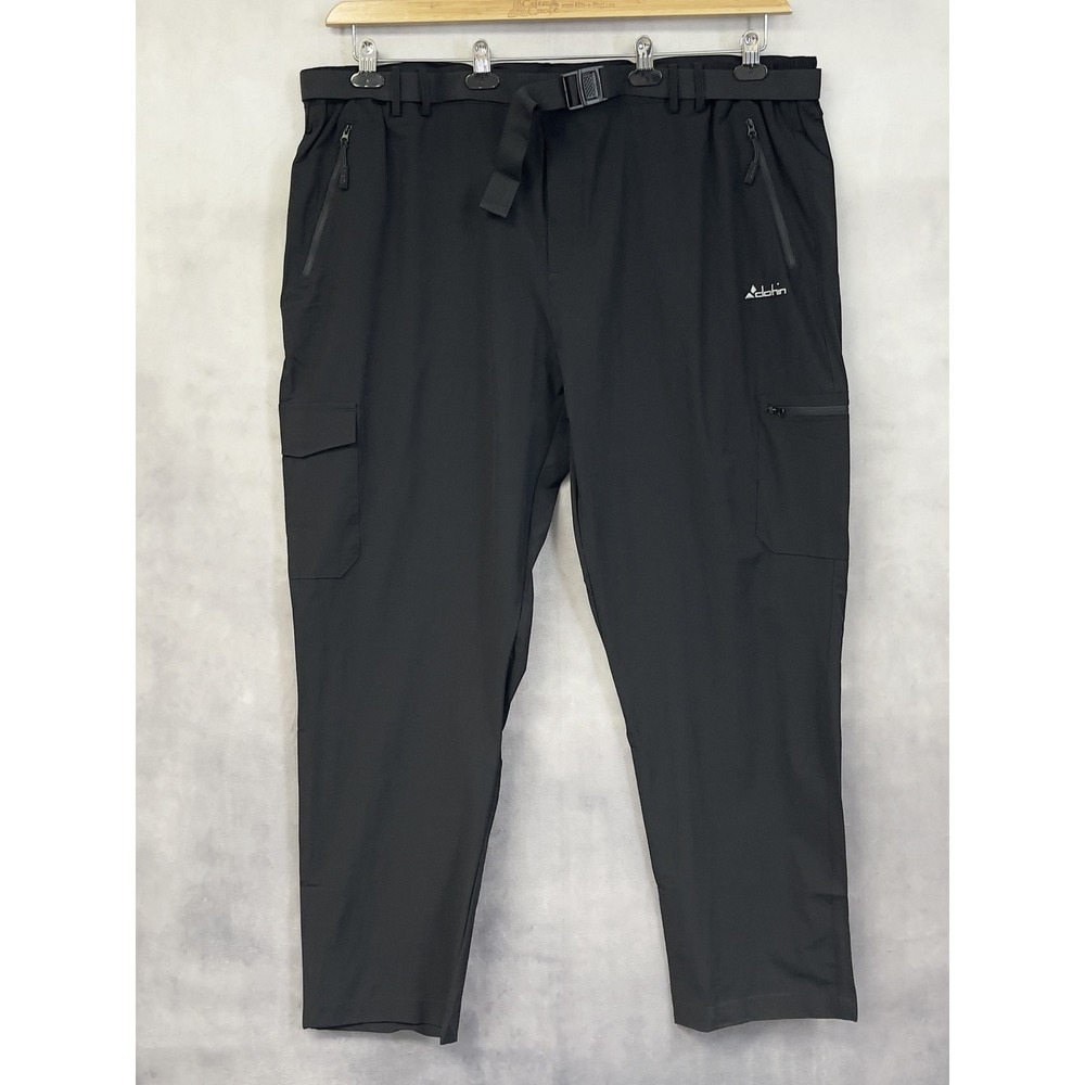 Clothin Brand Hiking Pants Mens 3XL Stretch Black Gorpcore Outdoor Athleisure‎